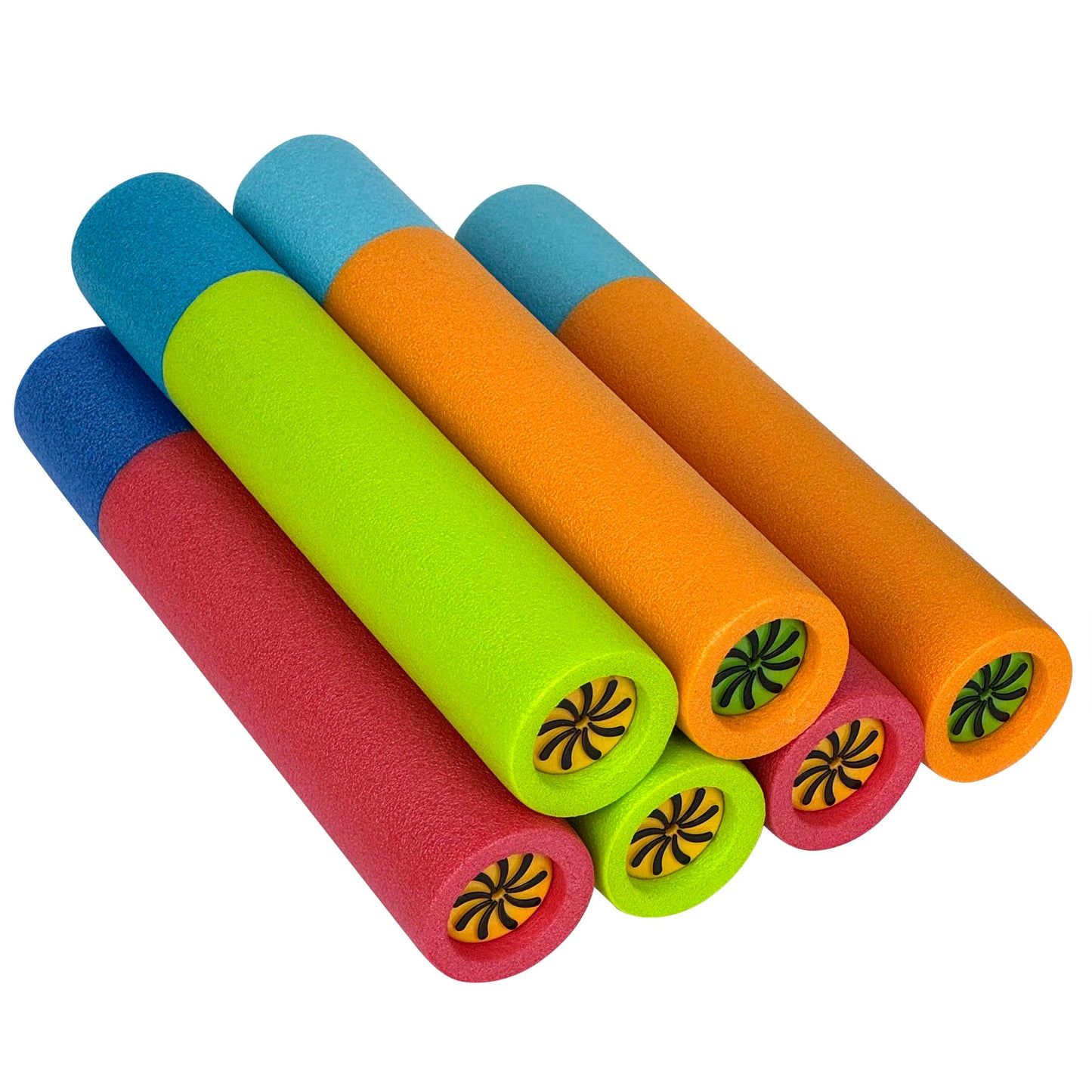 Wasserblaster Set – 6er-Pack Schaumstoff-Wasserspritzen für Kinder & Jugendliche – Bunt