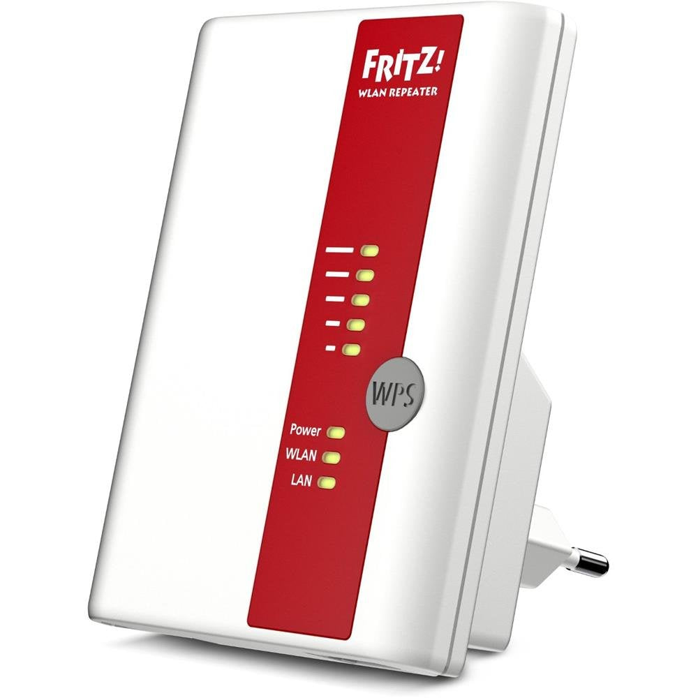 FRITZ!WLAN Repeater 450E – WLAN Repeater N450, Gigabit-LAN, WPA2, weiß
