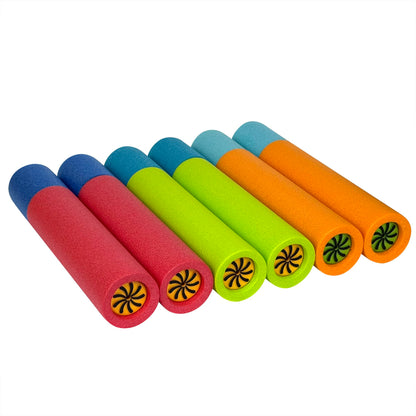 Wasserblaster Set – 6er-Pack Schaumstoff-Wasserspritzen für Kinder & Jugendliche – Bunt