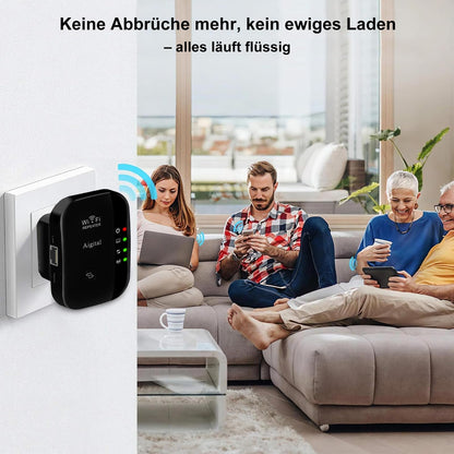 WLAN Repeater N300 – Verstärker mit Ethernet-Port, LED-Anzeige, kompakt