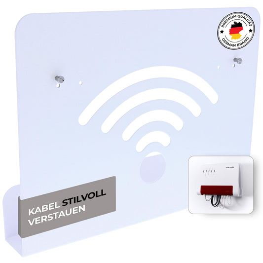 Wandhalterung für FRITZ!Box – kompatibel mit 7590, 7490, 6660, 6890, 6850
